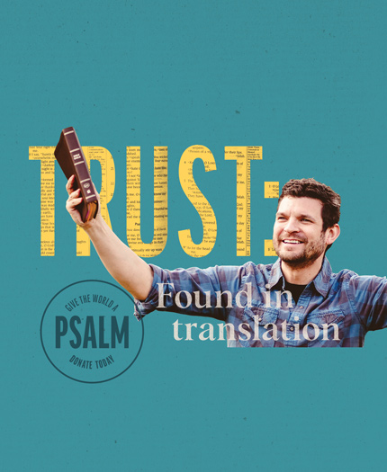 portrait of man with Truth: Found in translation title